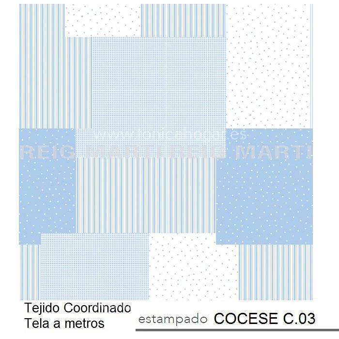 Tejido Coordinado COCESE c.03 de Reig Marti. 