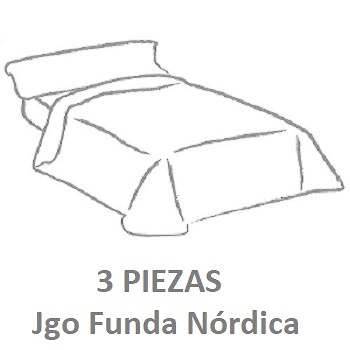 Contenido, nº piezas Juego Funda Nórdica Jean de Es-Tela 