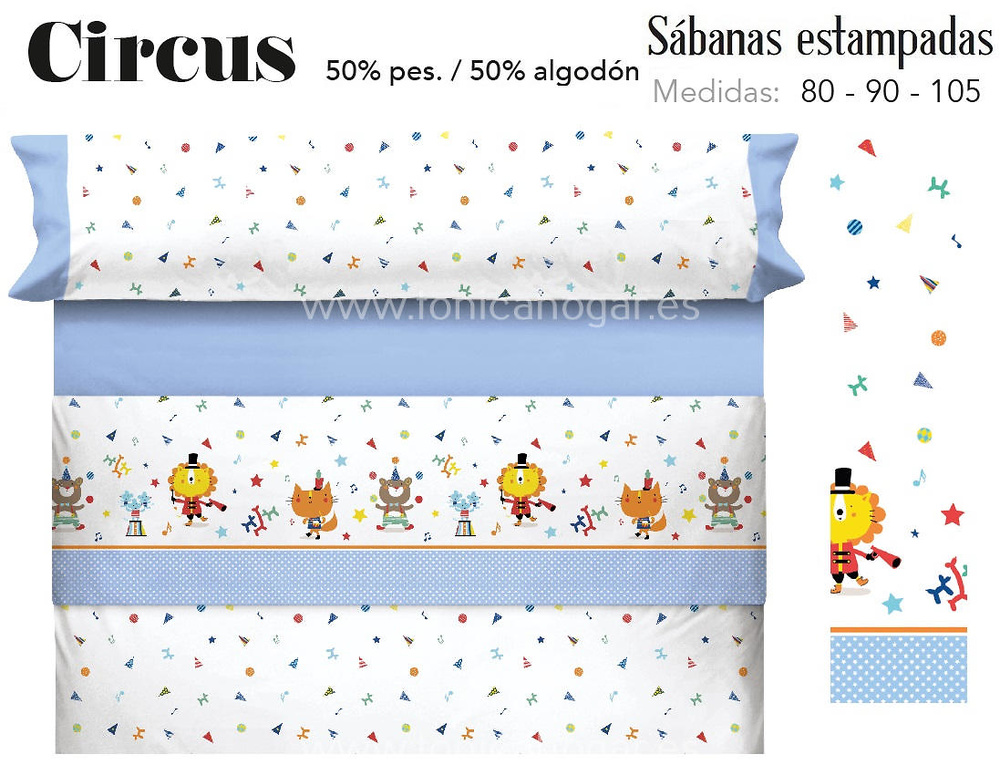 Comprar Juego Sabanas CIRCUS A de Cañete online 