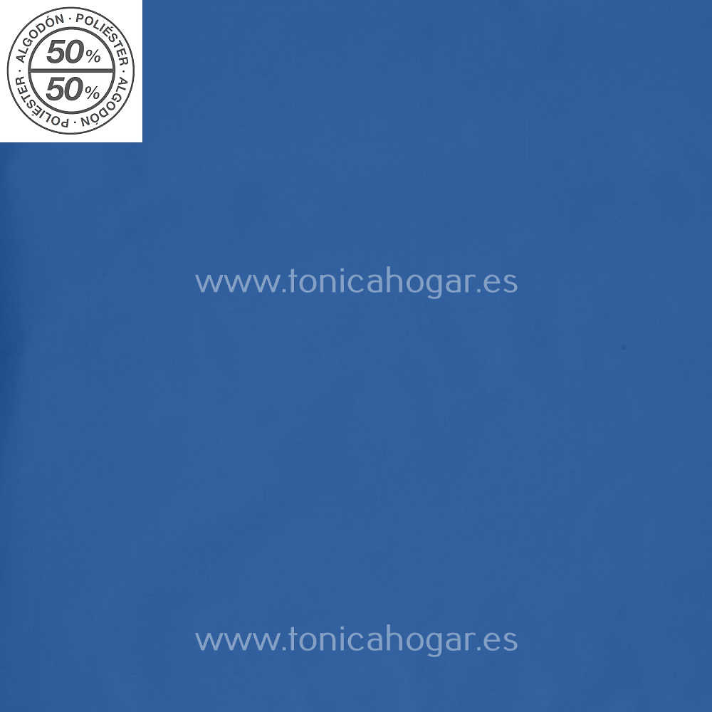 Detalle Tejido Saco Funda Nórdica Combi Bicolor Azulón-Plomo de Estela con Metraje Combi/MT C.017 Azulón de Estela 