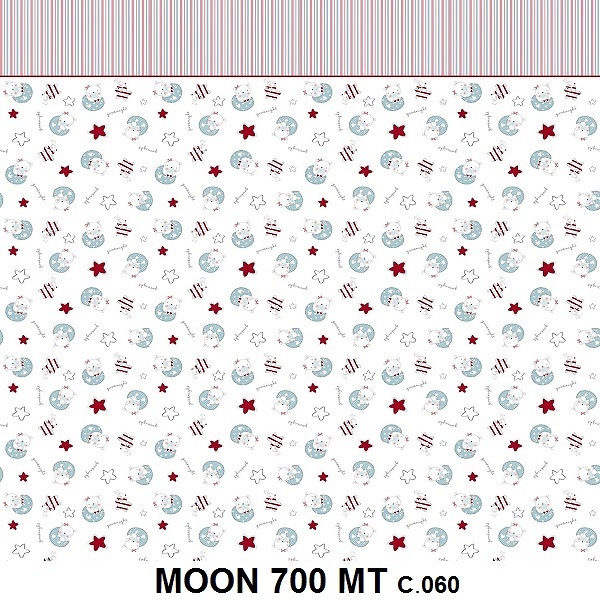 Detalle Funda Almohada Saco Nórdico Moon 15 de Tejidos Jvr con Metraje Moon/700MT C.060 Multicolor de Tejidos JVR 
