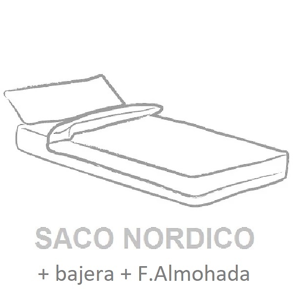 Contenido, nº piezas Saco Nordico Kalo Beig-Blanco de Cañete 