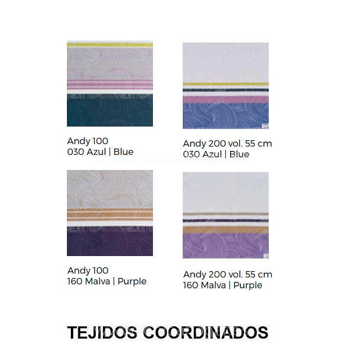 Tejidos coordinados Tejido ANDY 200MT Tejidos J.V.R. 