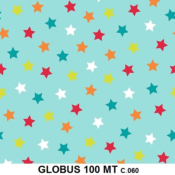 Detalle Tejido Tejido Globus 100Mt de Tejidos Jvr con Metraje Globus/100MT C.060 Turquesa de Tejidos JVR 
