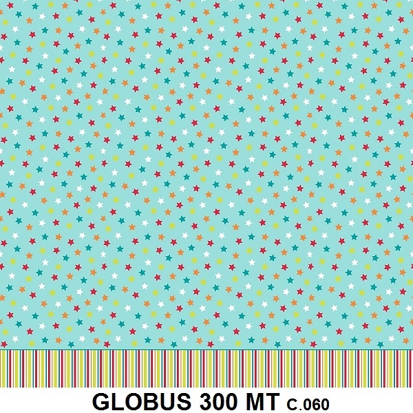 Detalle Tejido Tejido Globus 300Mt de Tejidos Jvr con Metraje Globus/300MT C.060 Turquesa de Tejidos JVR 