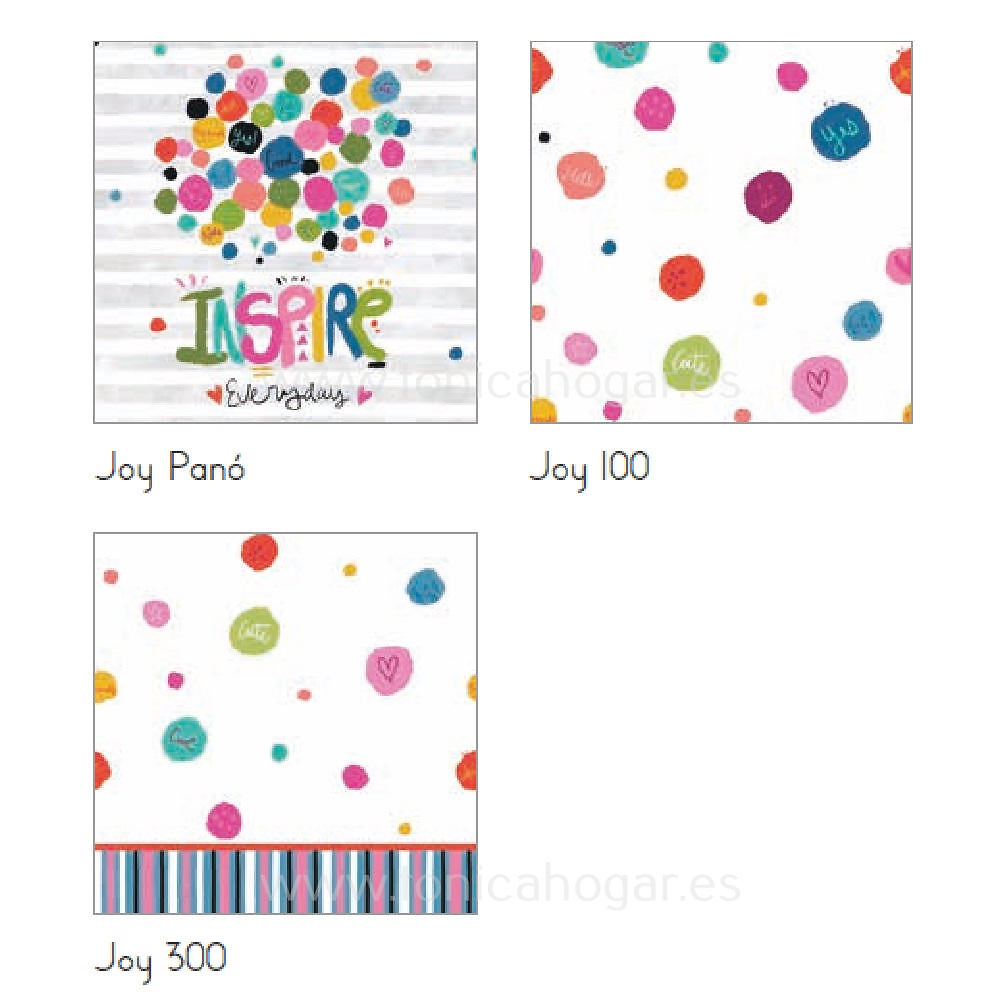 Artículos coordinados Tejido Joy 300Mt Multicolor de Jvr 