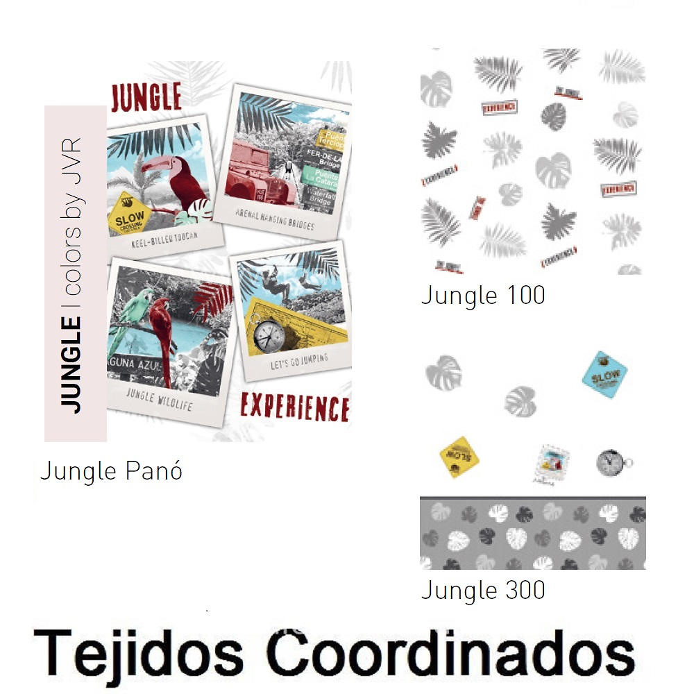 Artículos coordinados Tejido Jungle 100Mt de Tejidos Jvr 