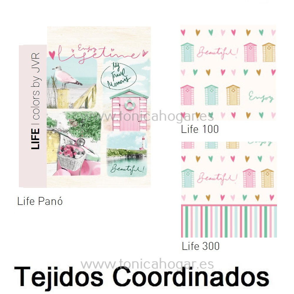 Artículos coordinados Tejido Life 100Mt de Tejidos Jvr 