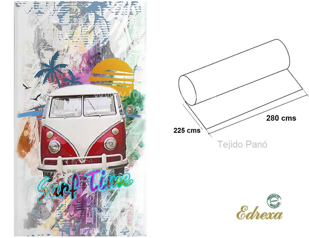 comprar Tejido Pano Infantil Wagon Multicolor de Edrexa online 