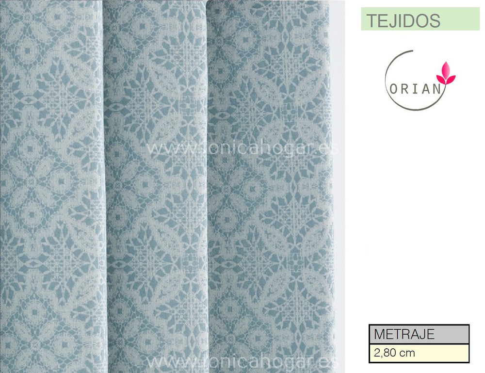 comprar Tela a Metros Contemporáneo TRIPOLI Azul de Orian online 