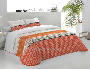 Conforter Nordico Cancun Naranja de Tejidos JVR