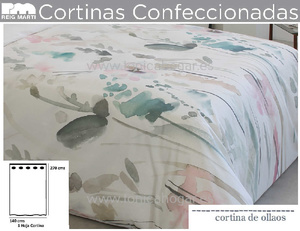 Cortina Confeccionada Atina Multicolor de Reig Marti