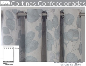 Cortina Confeccionada Viscricon Verde de Reig Marti