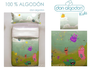 Duo Funda Nórdica BUGS de DON ALGODÓN