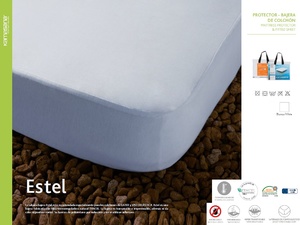 Funda colchón algodón 100% impermeable 90x190-200 cm LUNA