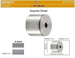 Soporte Barra Metalico Infinity Lateral de Altran